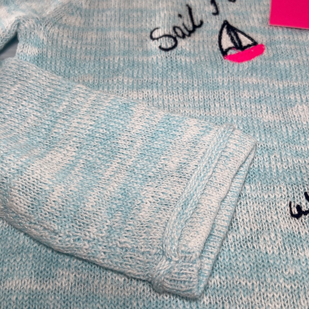 Lilly Pulitzer Danette Embroidered Beach Sweater Size Medium/NWT - Picture 13 of 13